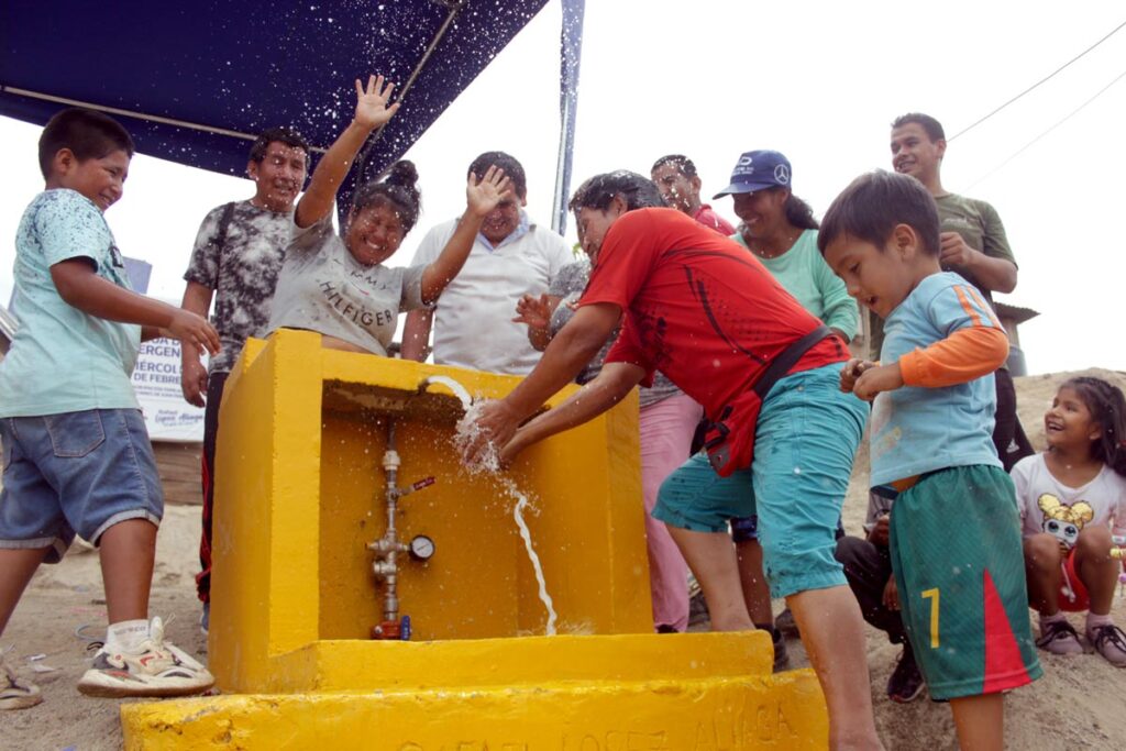 Alcalde de Lima inauguró segundo punto del proyecto Agua de Emergencia